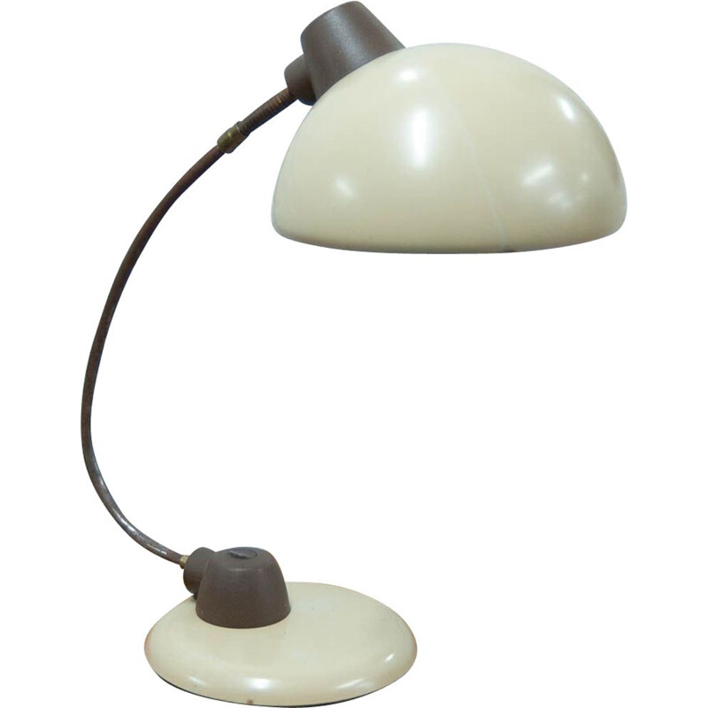 Lampe de bureau blanche vintage