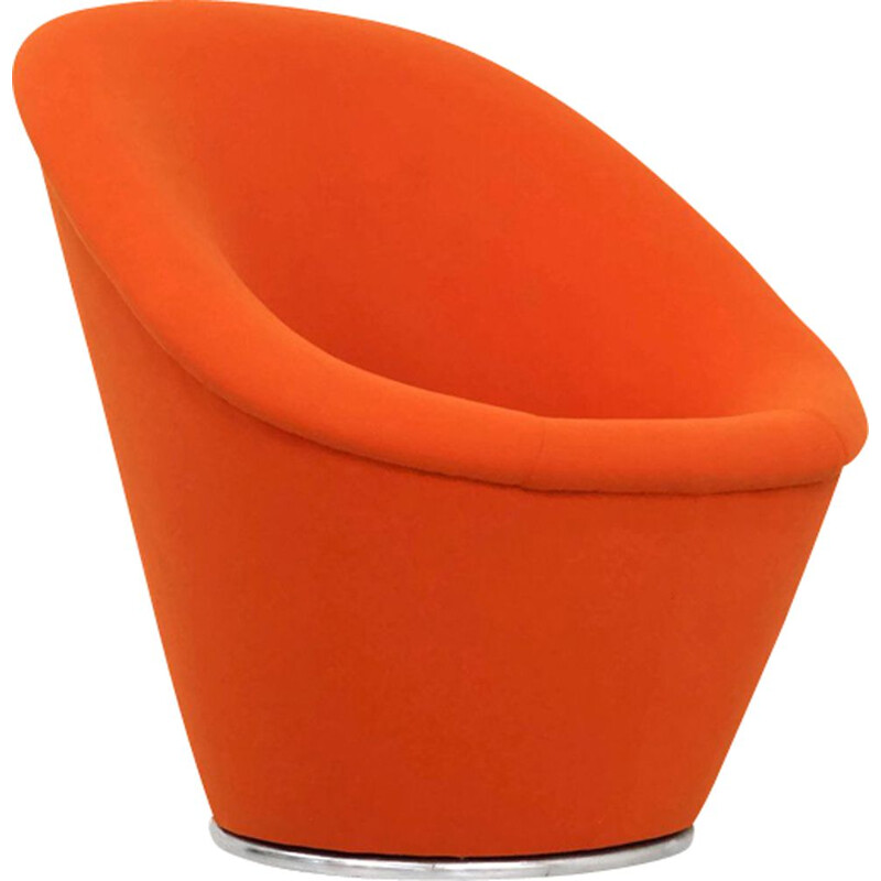 Fauteuil vintage orange