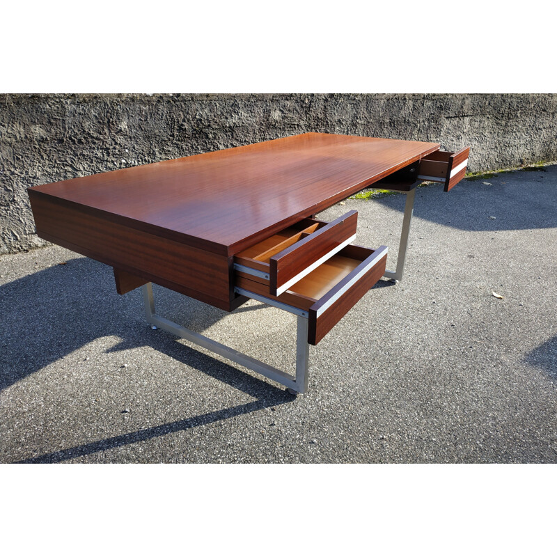 Vintage desk by Henri Lesêtre and Claude Gaillard