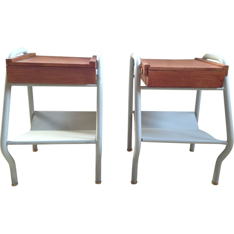 Pair of nightstands Tubauto 1960s