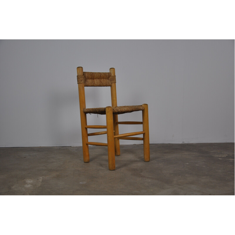 Set of 4 Dordogne chairs by Sentou France