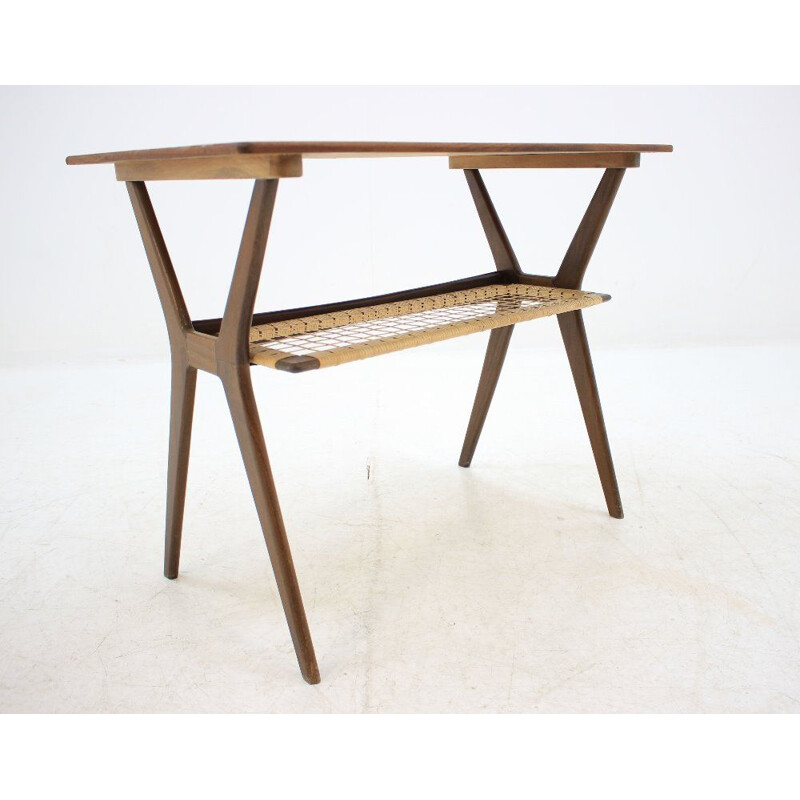 Vintage Scandinavian side table in teak