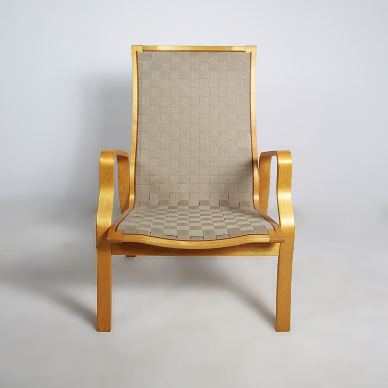 Vintage Relax armchair in beech by Jakob Berg