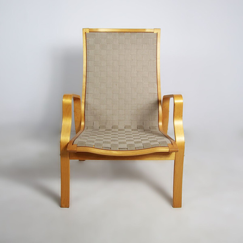 Vintage Relax-Sessel aus Buche von Jakob Berg