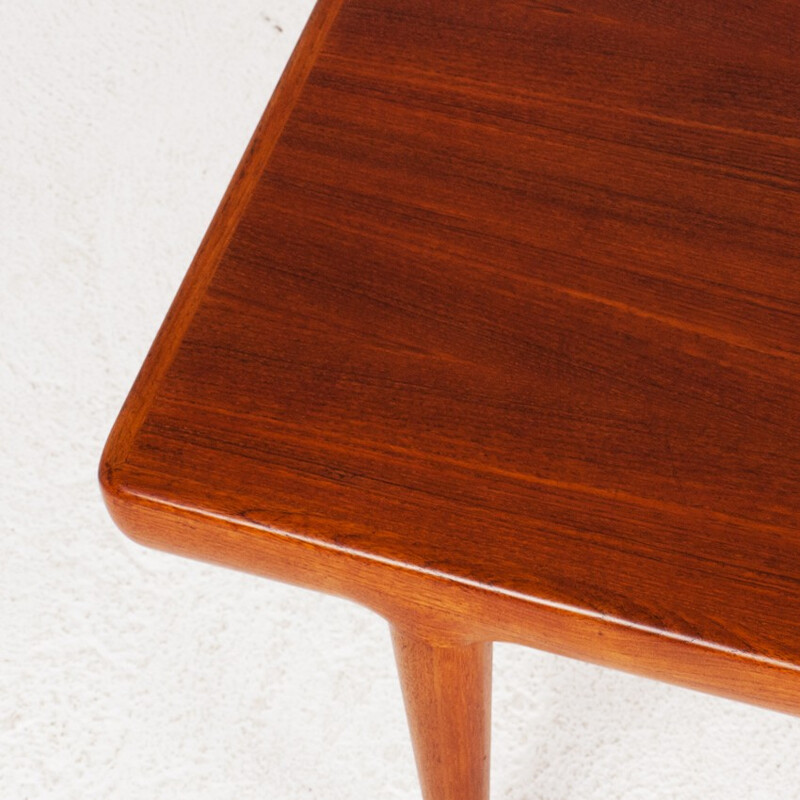 Long coffee table in teak, Johannes ANDERSEN - 1960s