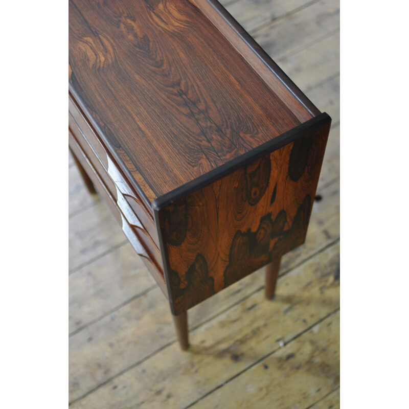 Vintage Danish chest of drawers in rosewood