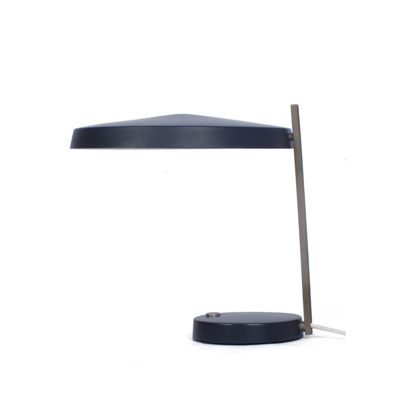 Vintage black lamp by Heinz Pfaender for Hillebrand