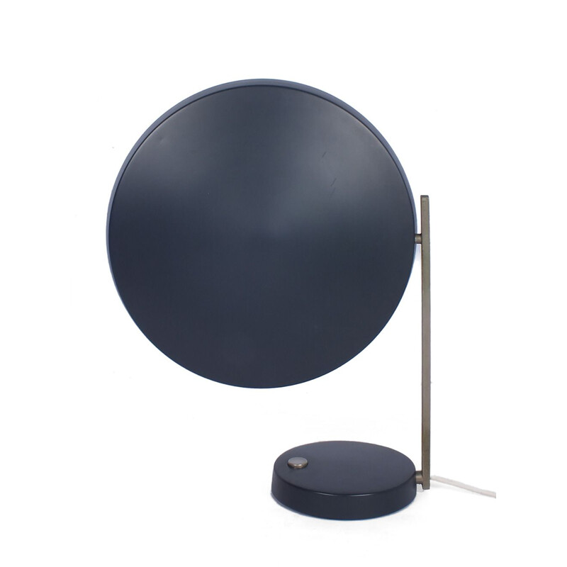 Vintage black lamp by Heinz Pfaender for Hillebrand