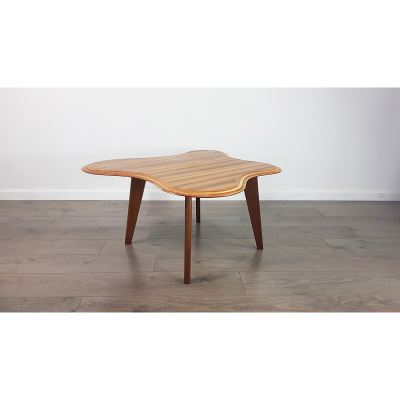 Vintage coffee table in walnut by Neil Morris