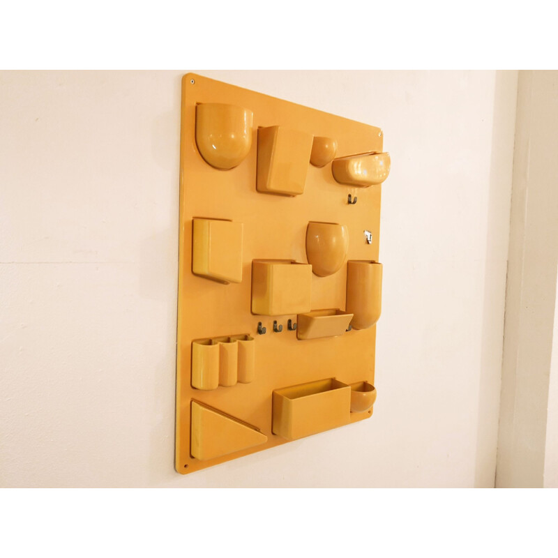 Vintage yellow storage unit by Dorothée Maurer-Becker for Design M