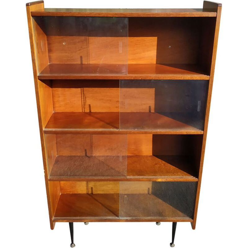 Vintage showcase library in teak