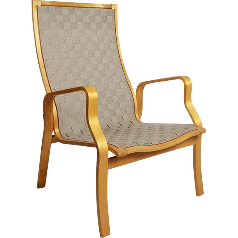 Vintage Relax-Sessel aus Buche von Jakob Berg