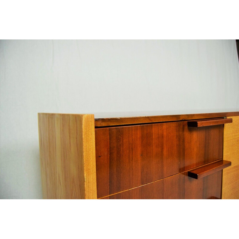 Vintage sideboard by František Mezulánik in wood 1960 