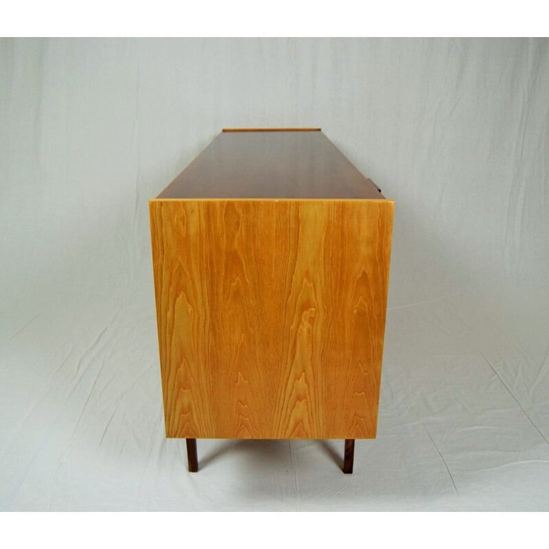 Vintage sideboard by František Mezulánik in wood 1960 