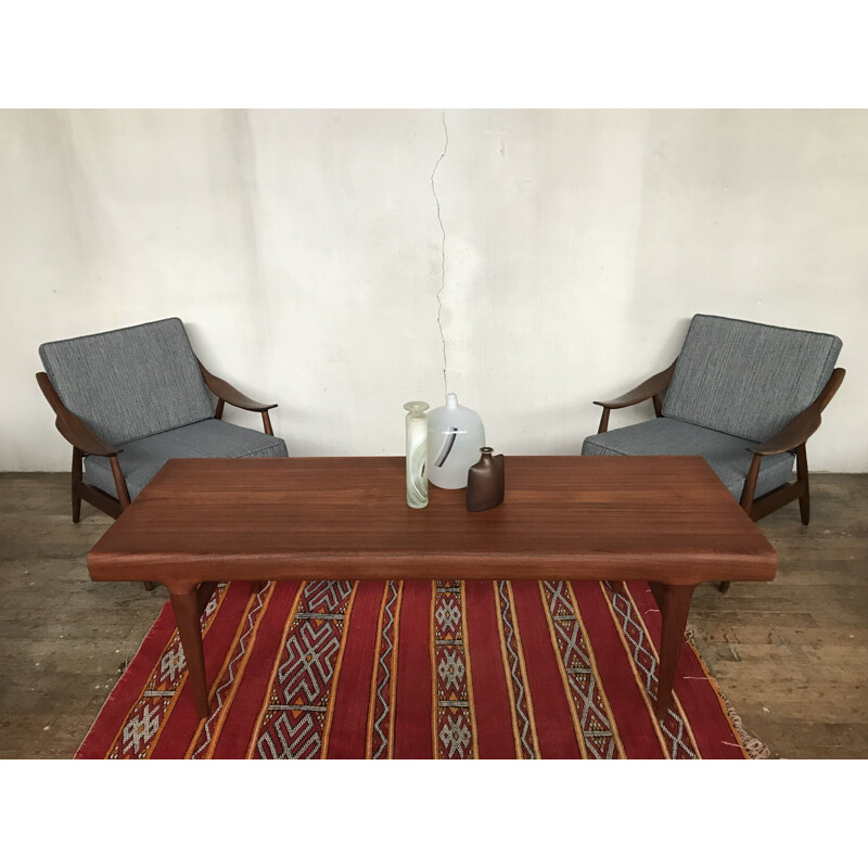 Vintage Johannes Andersenen coffee table in teak 1960