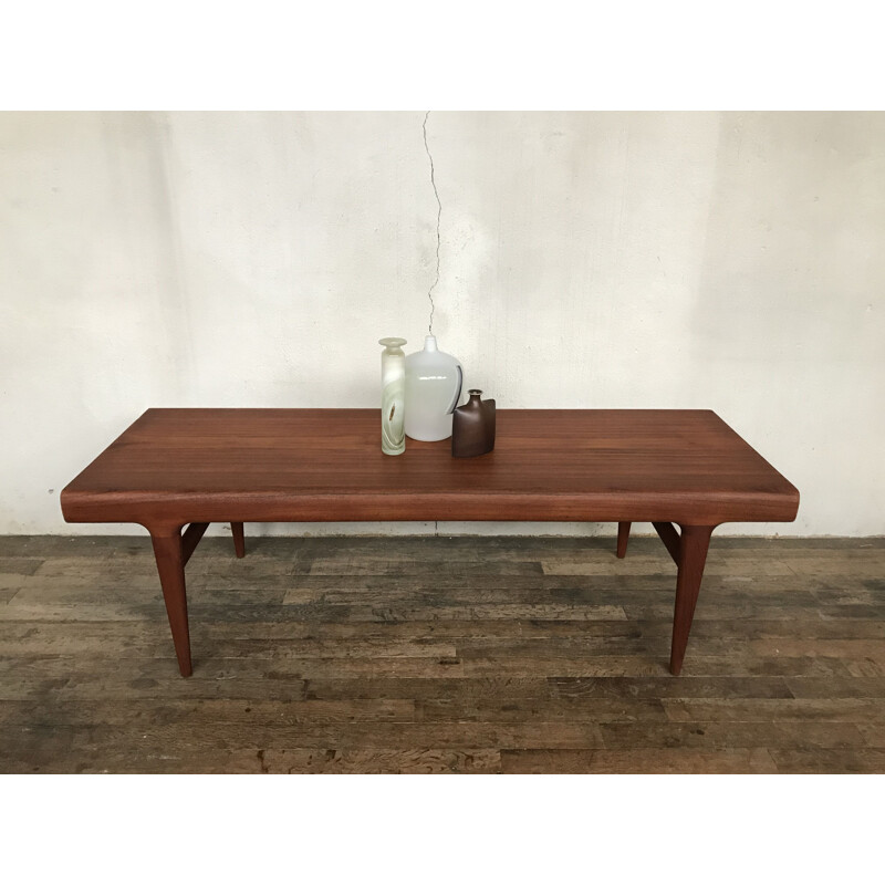 Vintage Johannes Andersenen coffee table in teak 1960