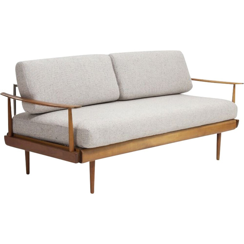 Vintage 2-seater sofa in walnut by Walter Knoll