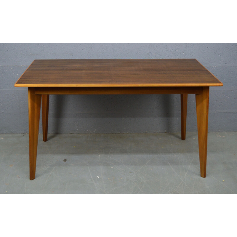 Vintage table in walnut by Morris of Glasgow
