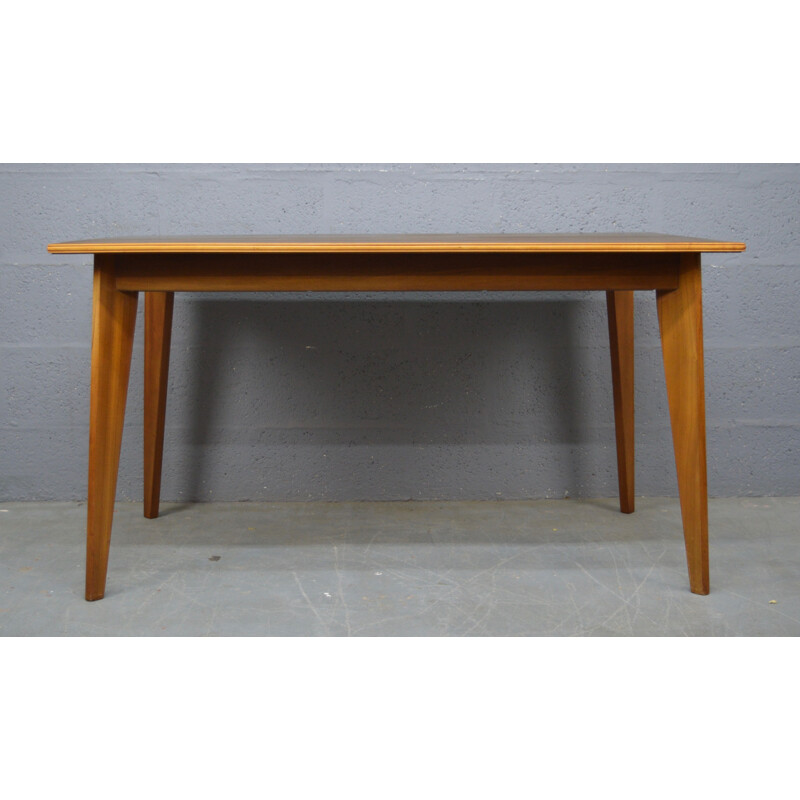 Table vintage en noyer par Morris of Glasgow