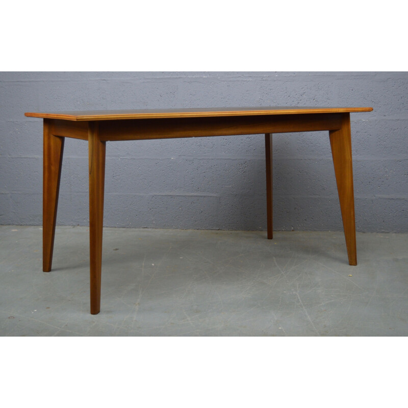 Vintage table in walnut by Morris of Glasgow