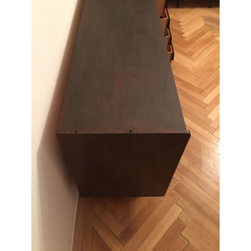 Credenza vintage in legno U-460 di Jiri Jiroutek per Interier Praha, Cecoslovacchia 1960