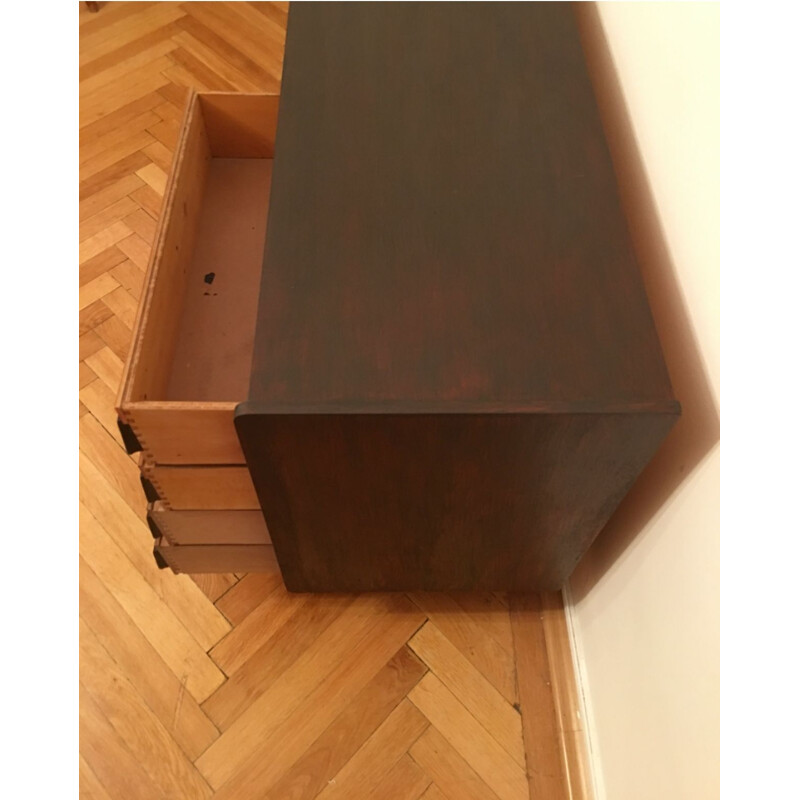 Credenza vintage in legno U-460 di Jiri Jiroutek per Interier Praha, Cecoslovacchia 1960