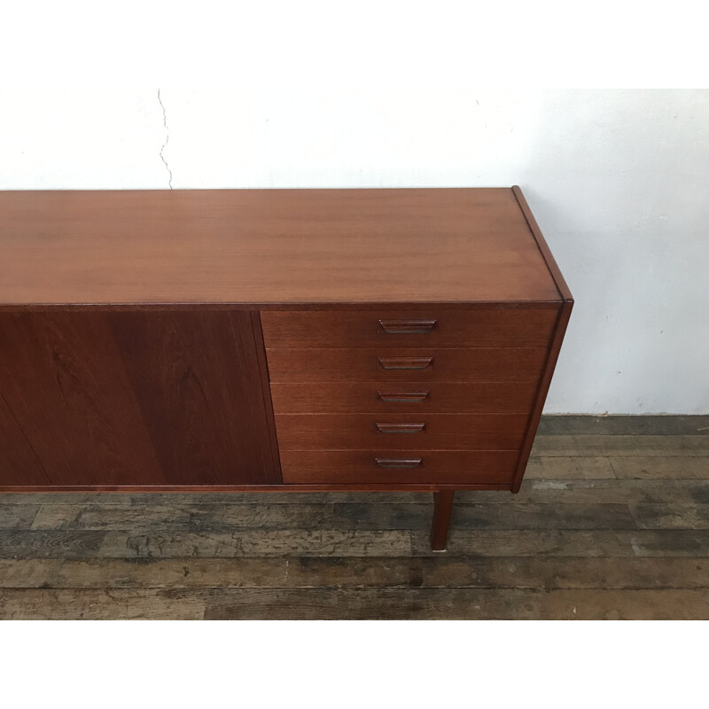 Small vintage Danish sideboard in teak