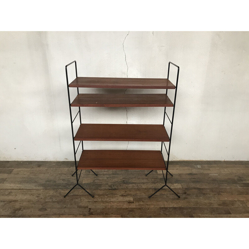 Vintage Scandinavian shelves in teak