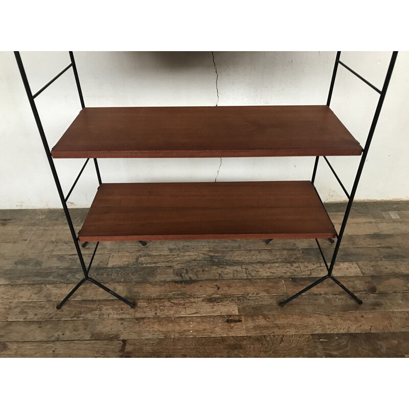 Vintage Scandinavian shelves in teak