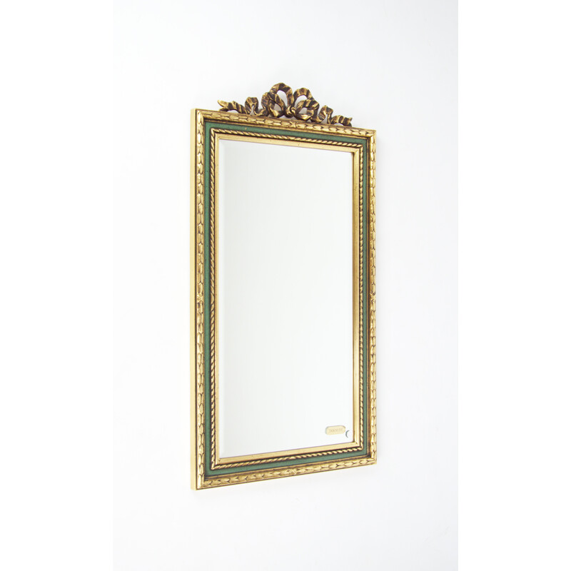 Vintage Belgian mirror by Deknudt