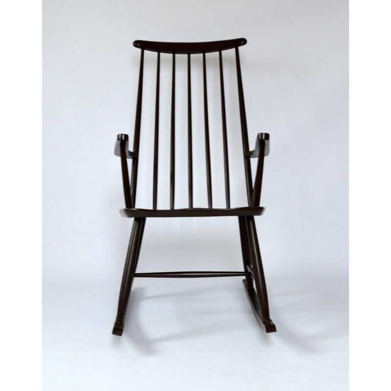 Rocking chair vintage par Ronald Rainer