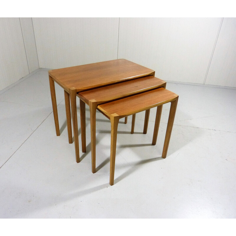 Vintage set of 3 nesting tables by Rex Raab for Wilhelm Renz