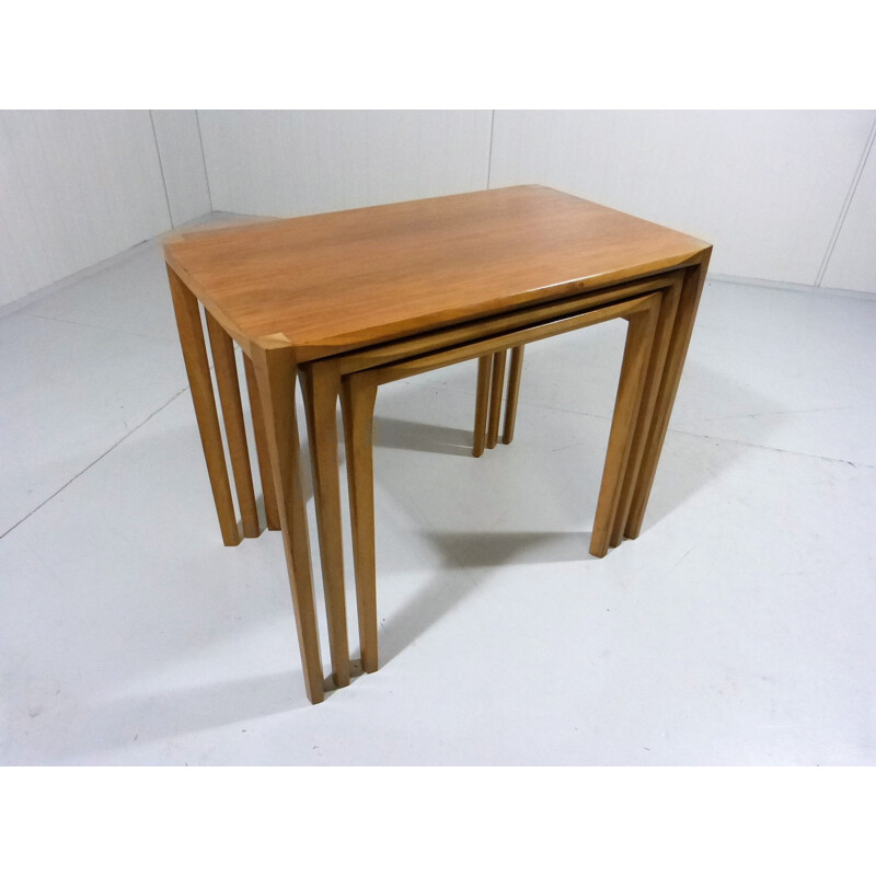 Suite de 3 tables gigognes vintage par Rex Raab pour Wilhelm Renz