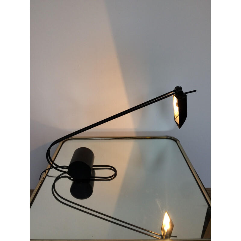 Vintage Spanish black lamp