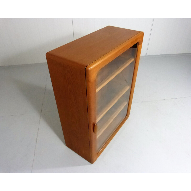 Vintage bookcase in teak with light by Dyrlund