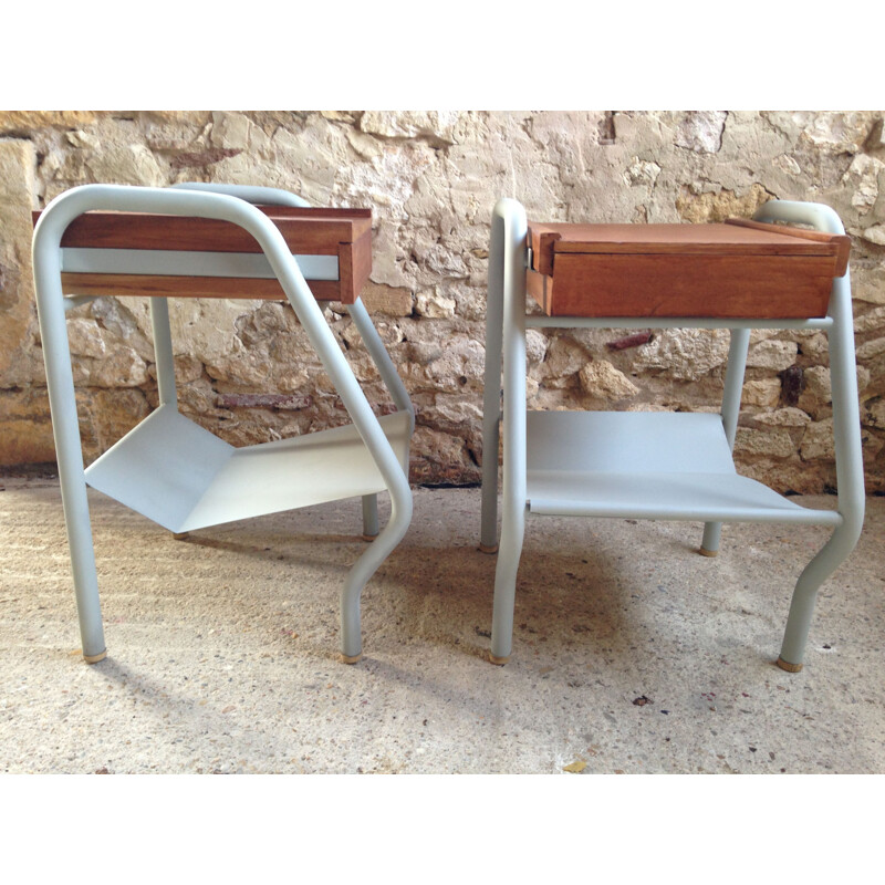 Pair of nightstands Tubauto 1960s