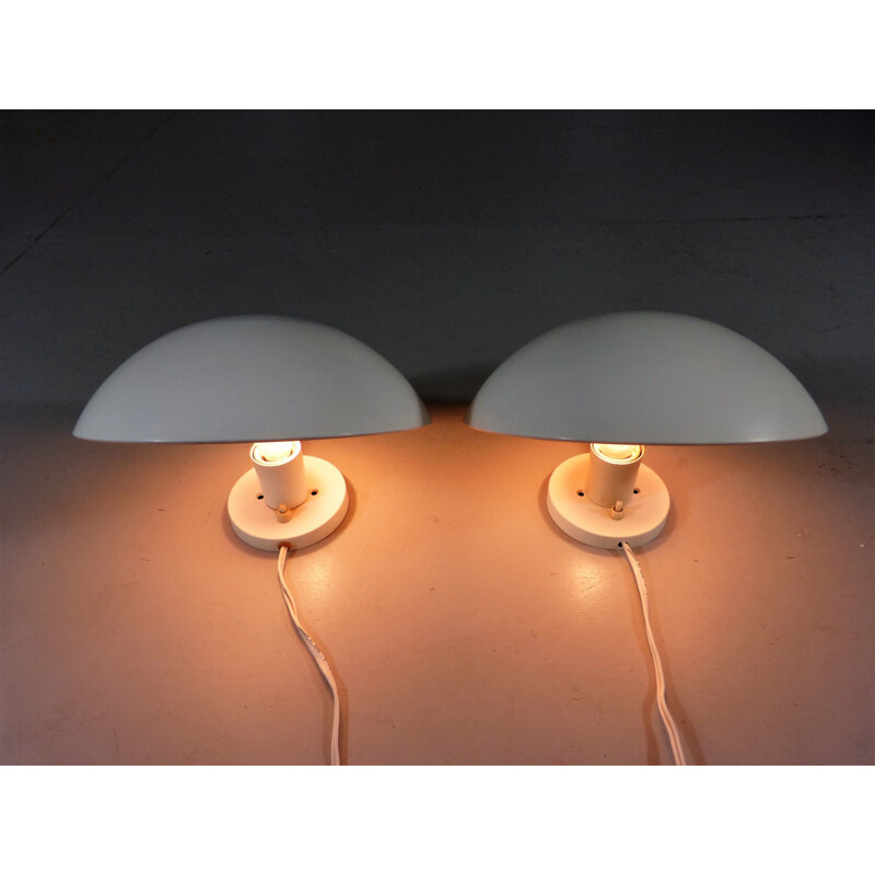 Set of 2 hat wall lamps by Poul Henningsen for Louis Poulsen