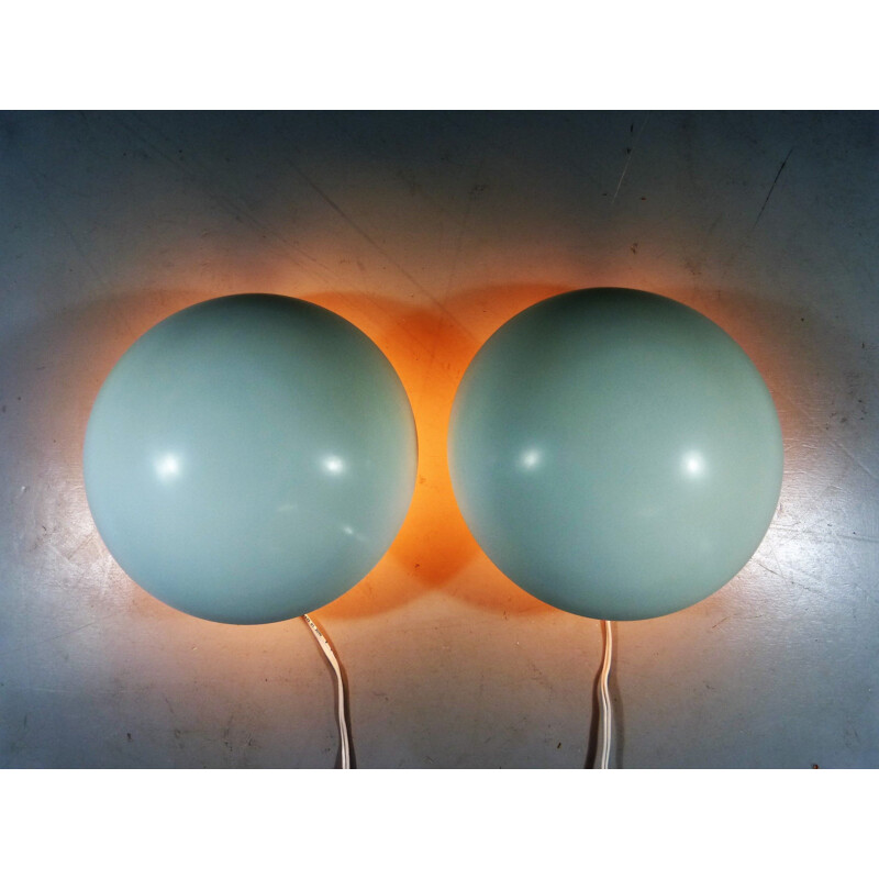 Set of 2 hat wall lamps by Poul Henningsen for Louis Poulsen