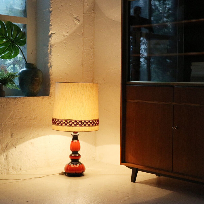 Vintage ceramic lamp, 1970