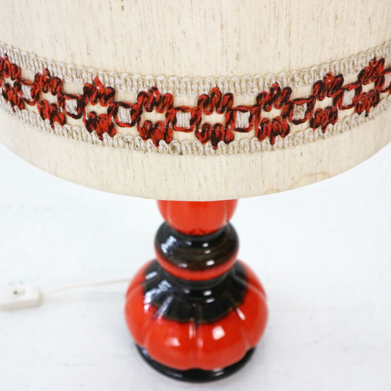 Vintage ceramic lamp, 1970