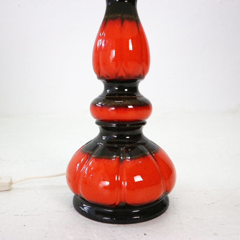 Lámpara de cerámica vintage, 1970