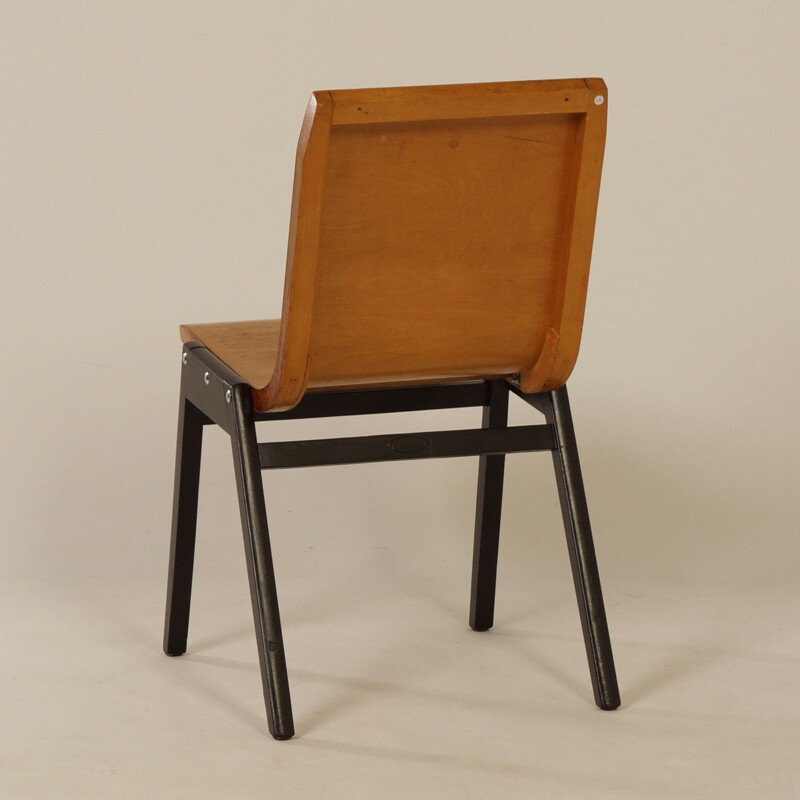 Chaise vintage en hêtre par Roland Rainer