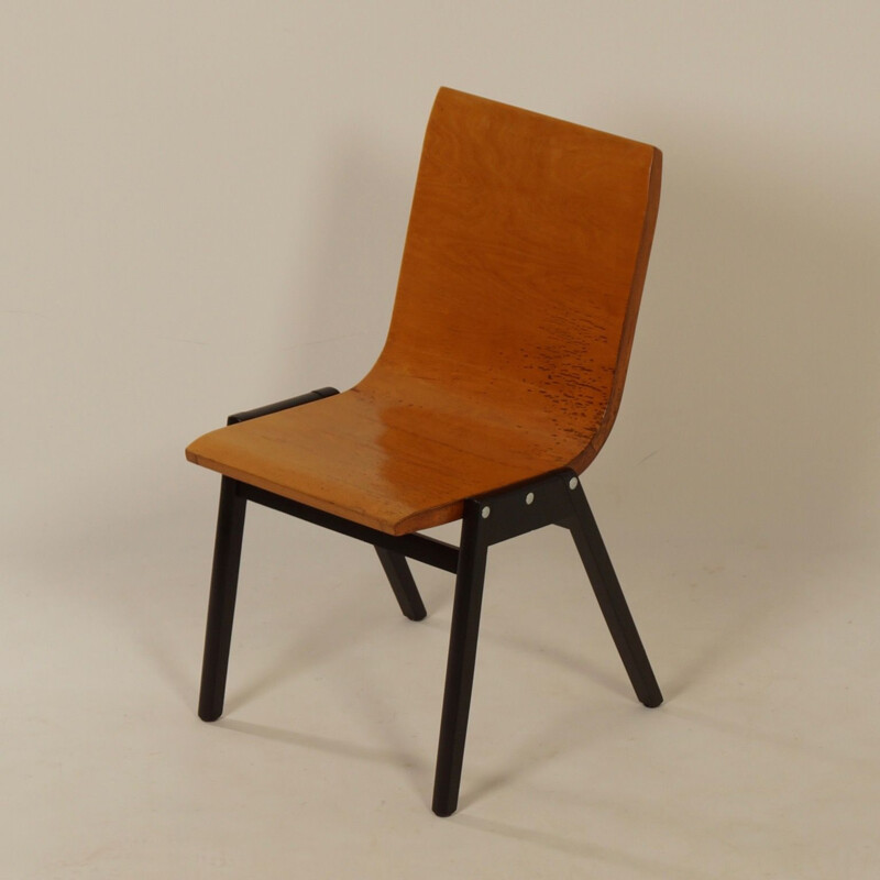 Vintage chair in beech by Roland Rainer