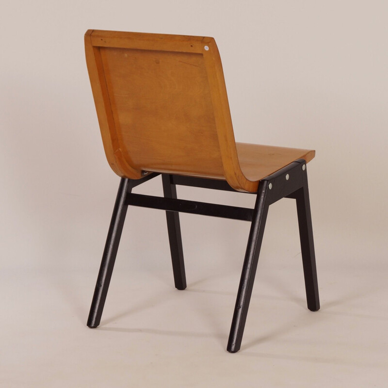 Chaise vintage en hêtre par Roland Rainer