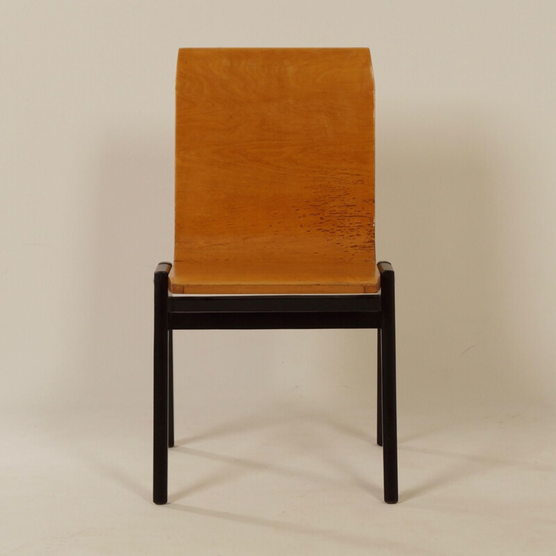 Chaise vintage en hêtre par Roland Rainer