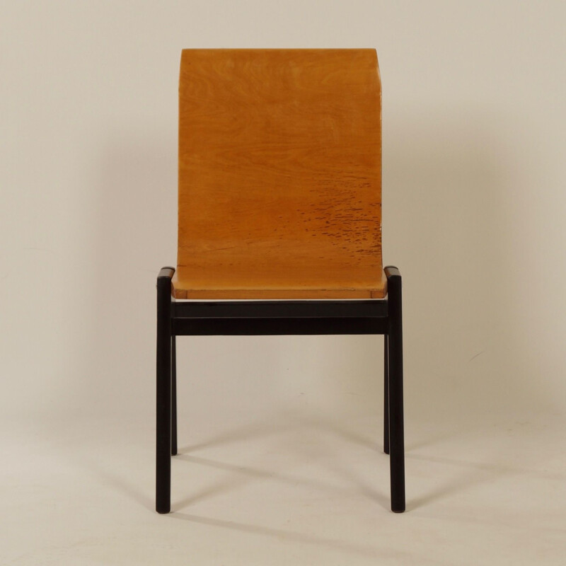 Vintage chair in beech by Roland Rainer