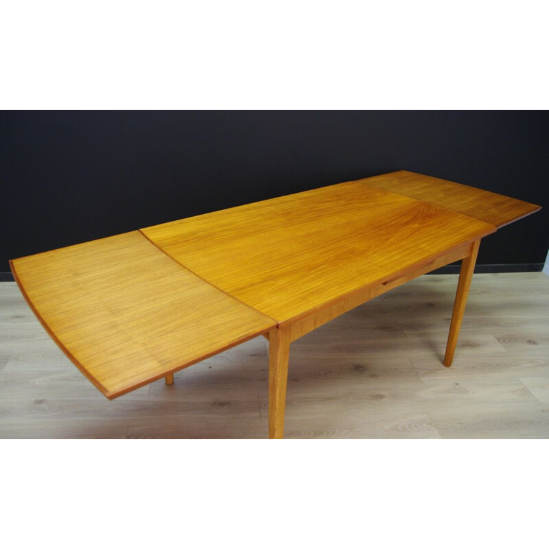 Table vintage danois extensible en teck