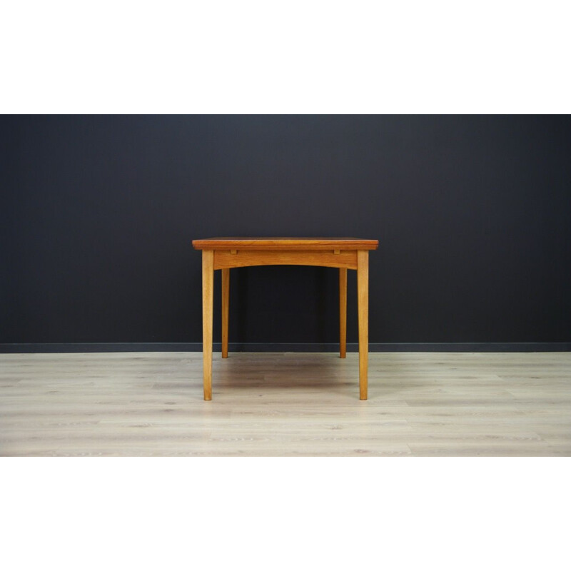 Table vintage danois extensible en teck