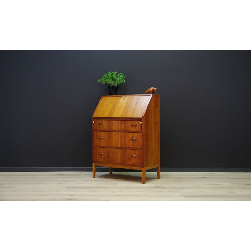 Vintage Danish secretary in teak