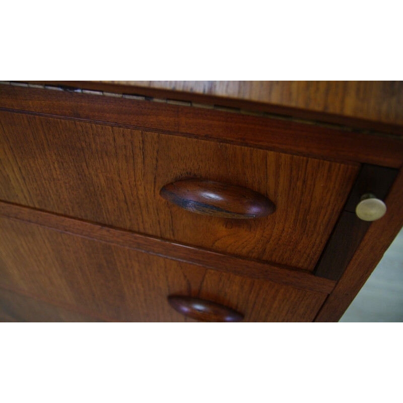 Vintage Danish secretary in teak